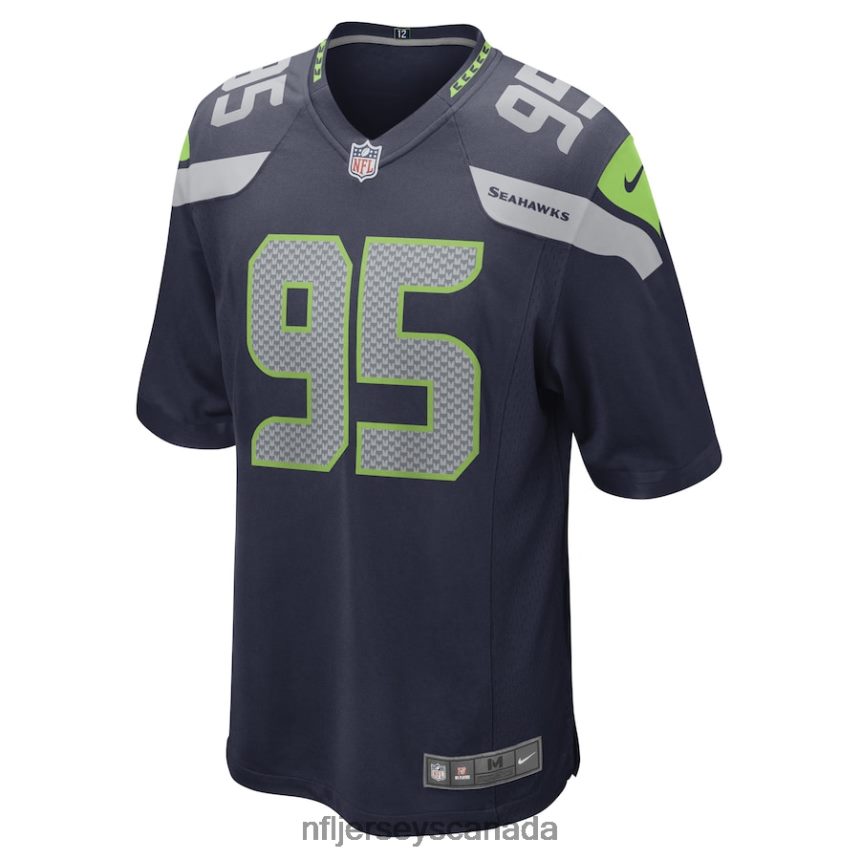 Men Seattle Seahawks Myles Adams Nike College Navy Game Player Jersey Clothing NFL TBXFR64419
