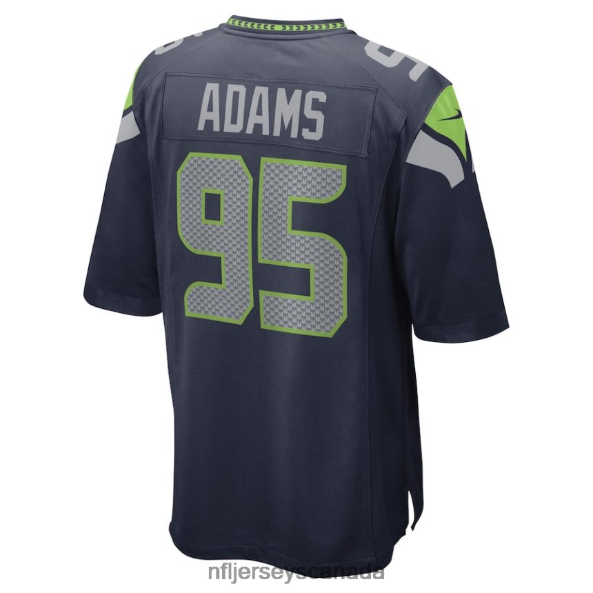 Men Seattle Seahawks Myles Adams Nike College Navy Game Player Jersey Clothing NFL TBXFR64419