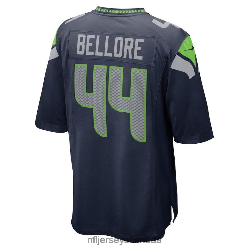 Men Seattle Seahawks Nick Bellore Nike College Navy Game Jersey Clothing NFL TBXFR64151