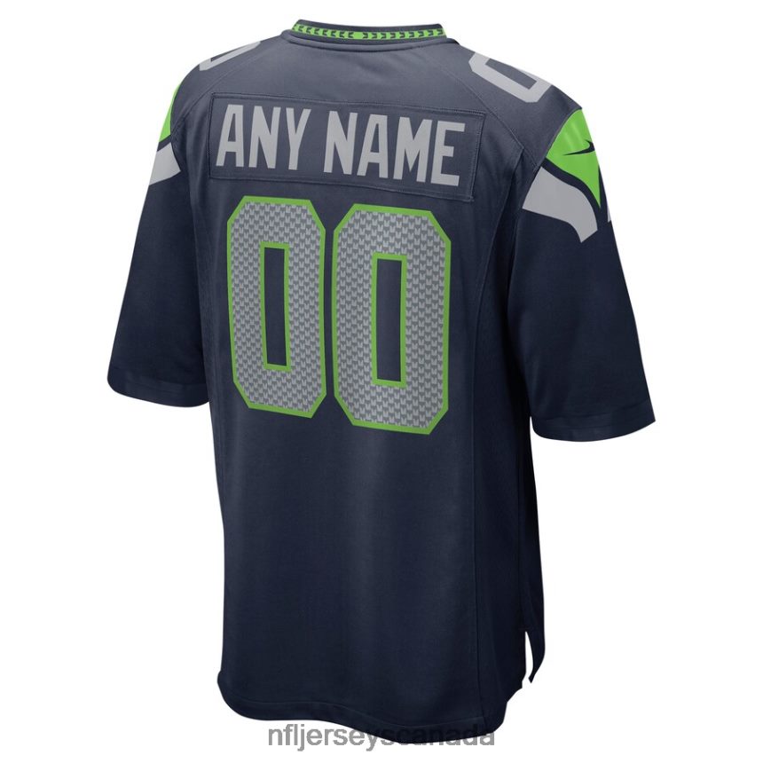 Men Seattle Seahawks Nike Navy Game Custom Player Jersey Clothing NFL TBXFR61653