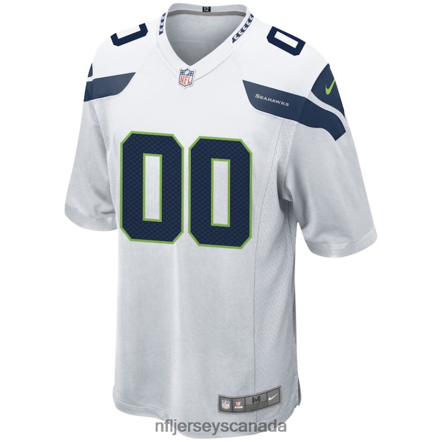 Men Seattle Seahawks Nike White Custom Game Jersey Clothing NFL TBXFR62585