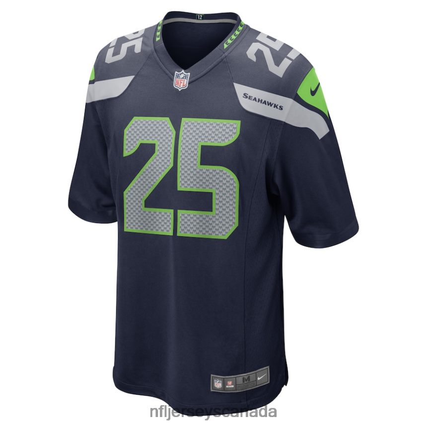 Men Seattle Seahawks Richard Sherman Nike College Navy Retired Game Jersey Clothing NFL TBXFR6967