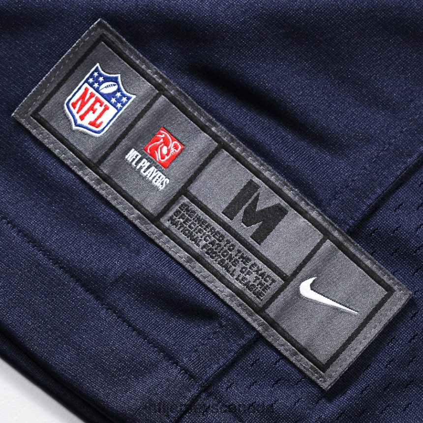 Men Seattle Seahawks Russell Wilson Nike College Navy Game Player Jersey Clothing NFL TBXFR61615
