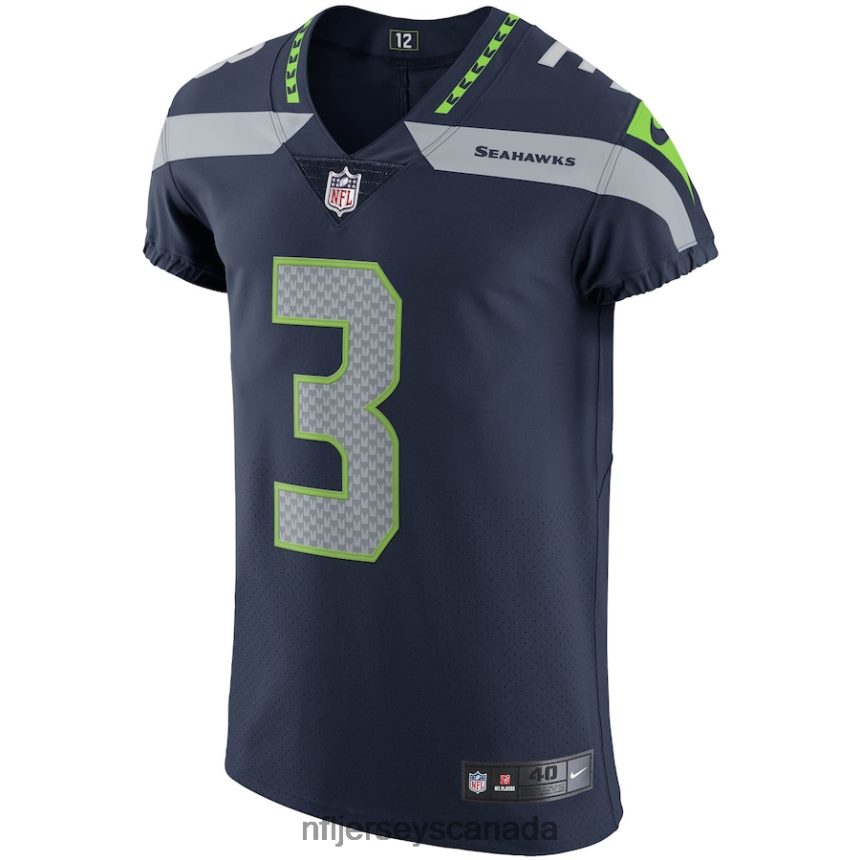 Men Seattle Seahawks Russell Wilson Nike College Navy Vapor Elite Player Jersey Clothing NFL TBXFR6733
