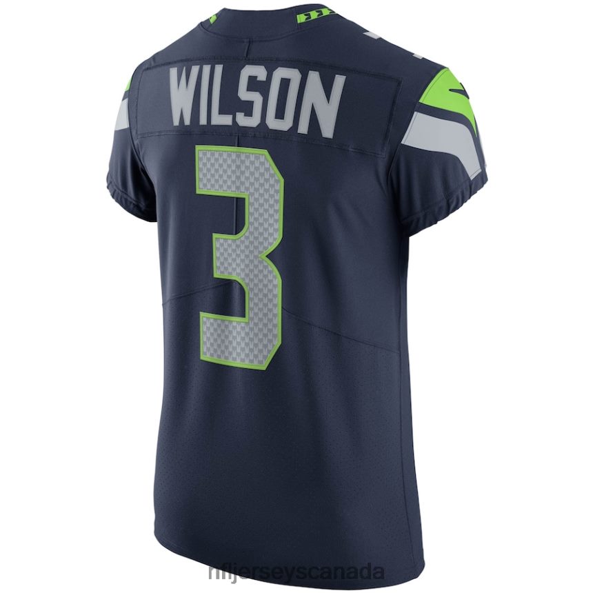Men Seattle Seahawks Russell Wilson Nike College Navy Vapor Elite Player Jersey Clothing NFL TBXFR6733