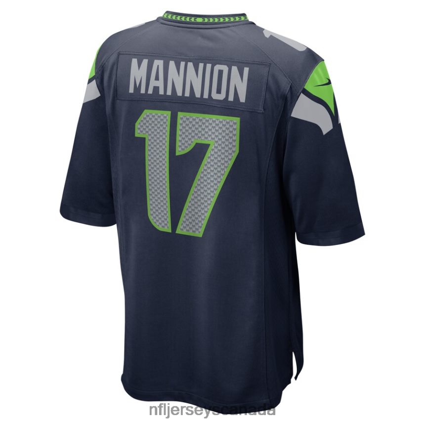 Men Seattle Seahawks Sean Mannion Nike College Navy Home Game Player Jersey Clothing NFL TBXFR65658