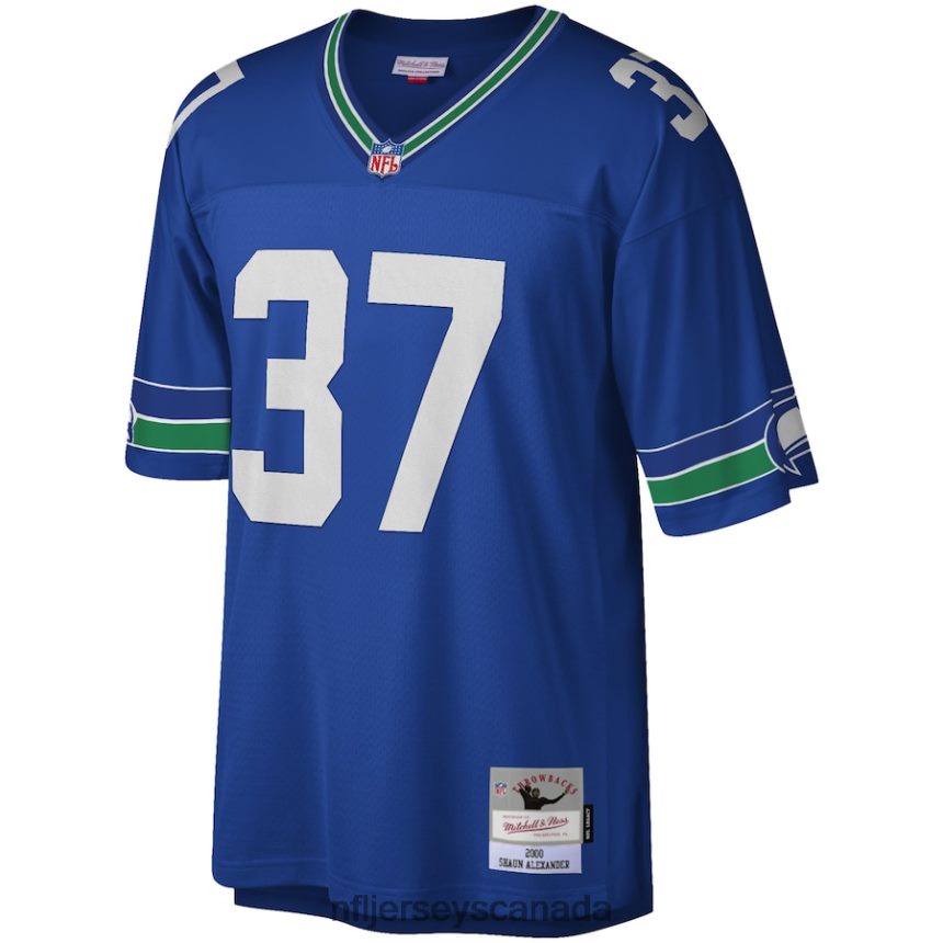 Men Seattle Seahawks Shaun Alexander Mitchell  Ness Royal 2000 Legacy Replica Jersey Clothing NFL TBXFR62139