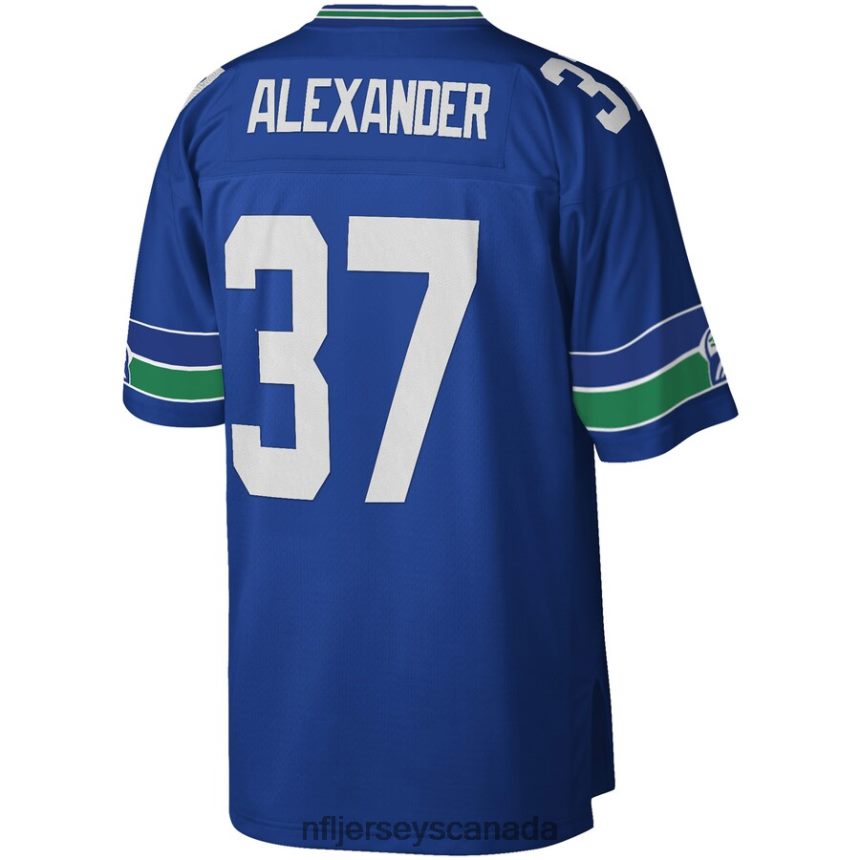 Men Seattle Seahawks Shaun Alexander Mitchell  Ness Royal 2000 Legacy Replica Jersey Clothing NFL TBXFR62139