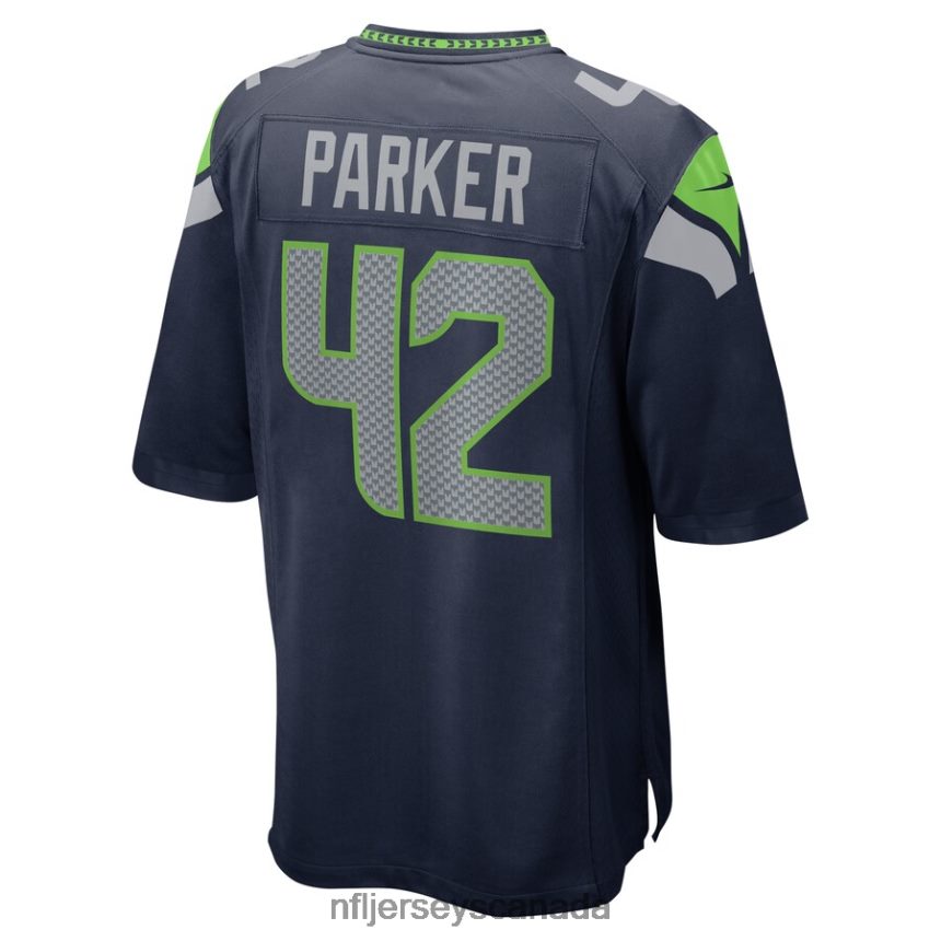 Men Seattle Seahawks Steven Parker Nike College Navy Home Game Player Jersey Clothing NFL TBXFR66217