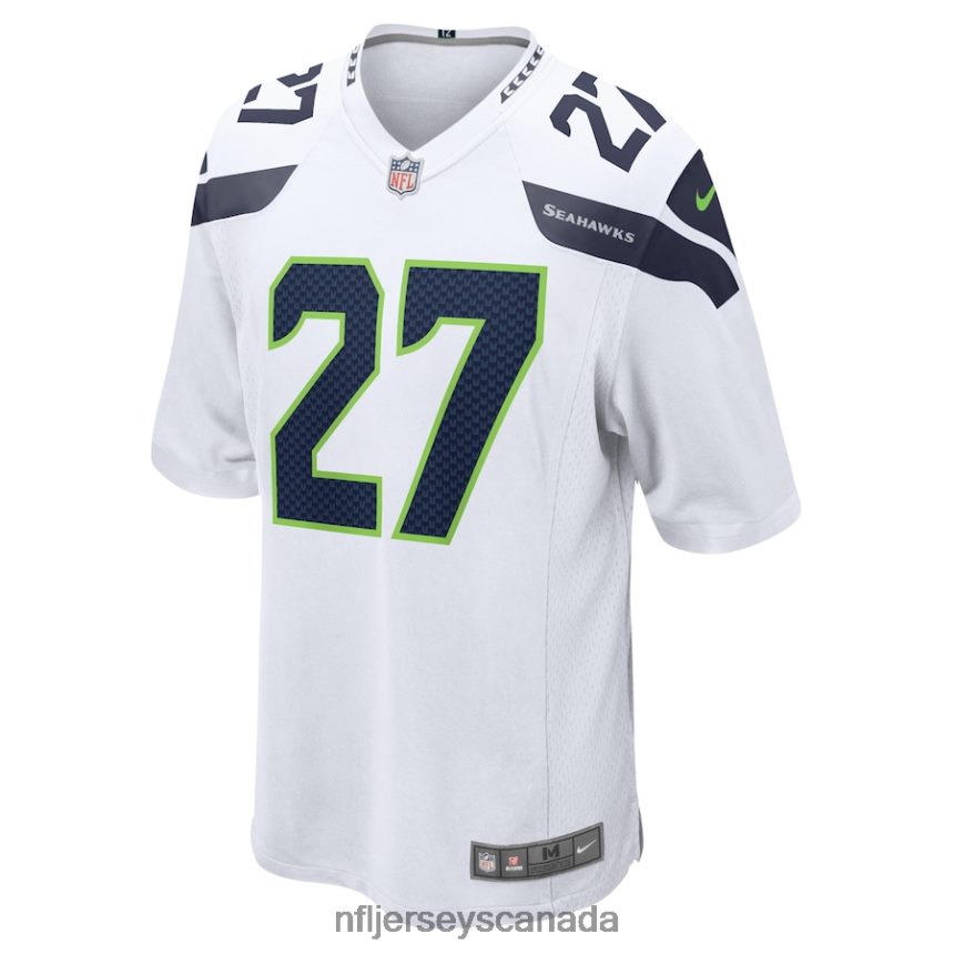 Men Seattle Seahawks Tariq Woolen Nike White Game Player Jersey Clothing NFL TBXFR63552