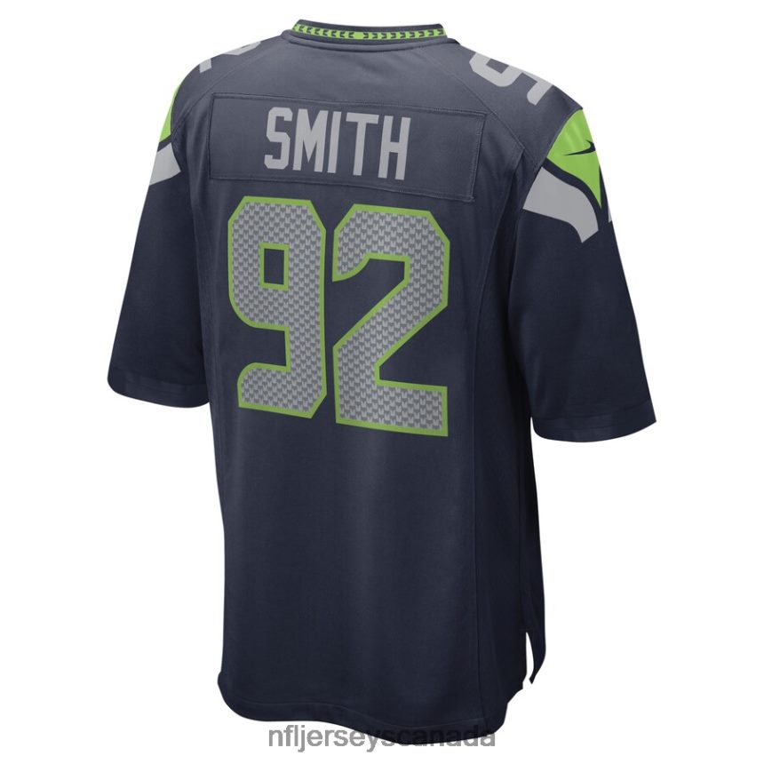 Men Seattle Seahawks Tyreke Smith Nike College Navy Game Player Jersey Clothing NFL TBXFR66900
