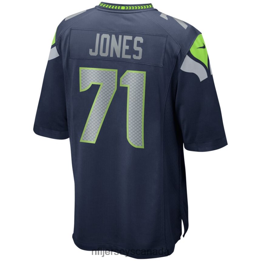 Men Seattle Seahawks Walter Jones Nike College Navy Game Retired Player Jersey Clothing NFL TBXFR63362