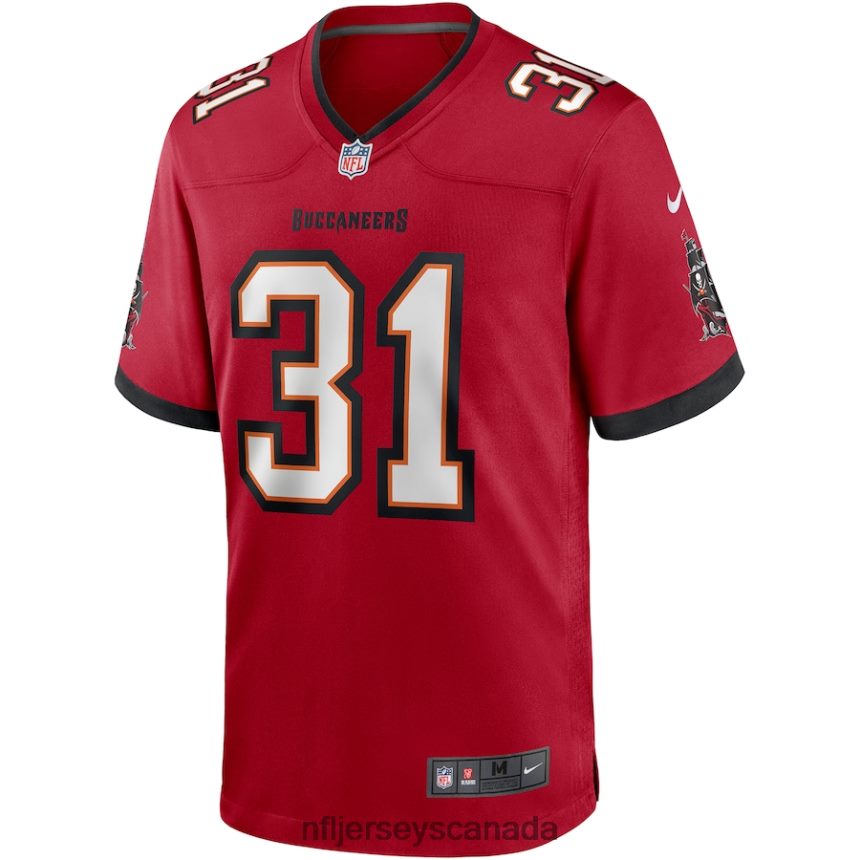 Men Tampa Bay Buccaneers Antoine Winfield Jr Nike Red Game Jersey Clothing NFL TBXFR61751
