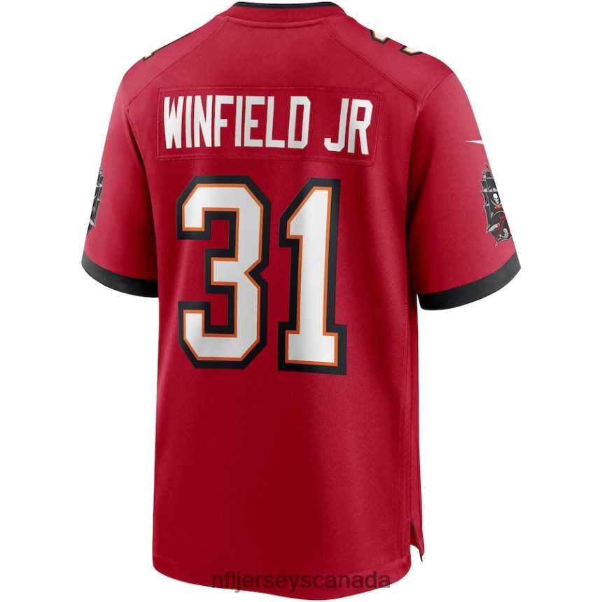 Men Tampa Bay Buccaneers Antoine Winfield Jr Nike Red Game Jersey Clothing NFL TBXFR61751