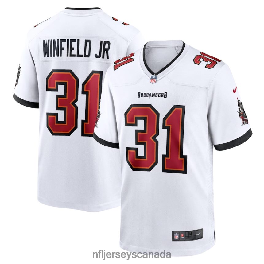 Men Tampa Bay Buccaneers Antoine Winfield Jr Nike White Game Jersey Clothing NFL TBXFR62035