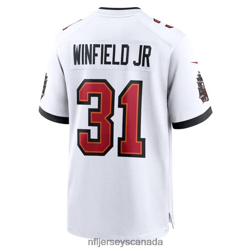 Men Tampa Bay Buccaneers Antoine Winfield Jr Nike White Game Jersey Clothing NFL TBXFR62035