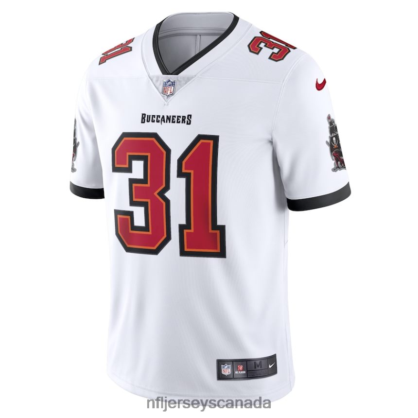 Men Tampa Bay Buccaneers Antoine Winfield Nike White Vapor Limited Player Jersey Clothing NFL TBXFR63894