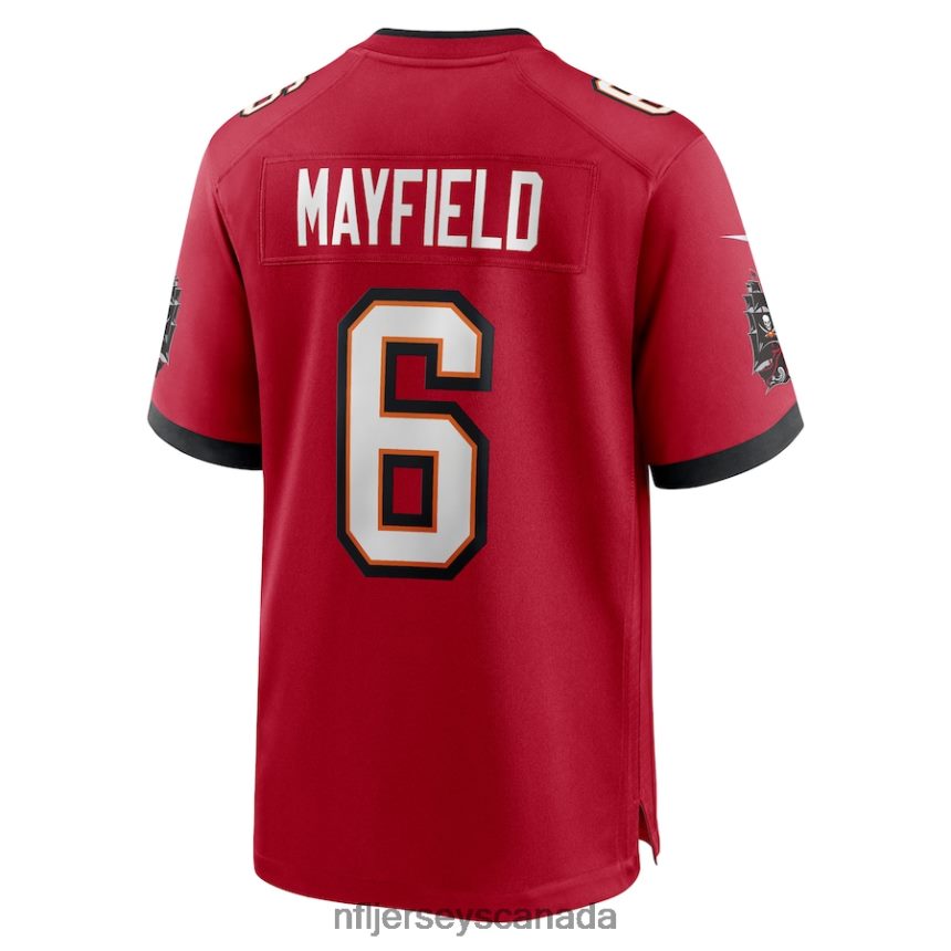Men Tampa Bay Buccaneers Baker Mayfield Nike Red Game Jersey Clothing NFL TBXFR648