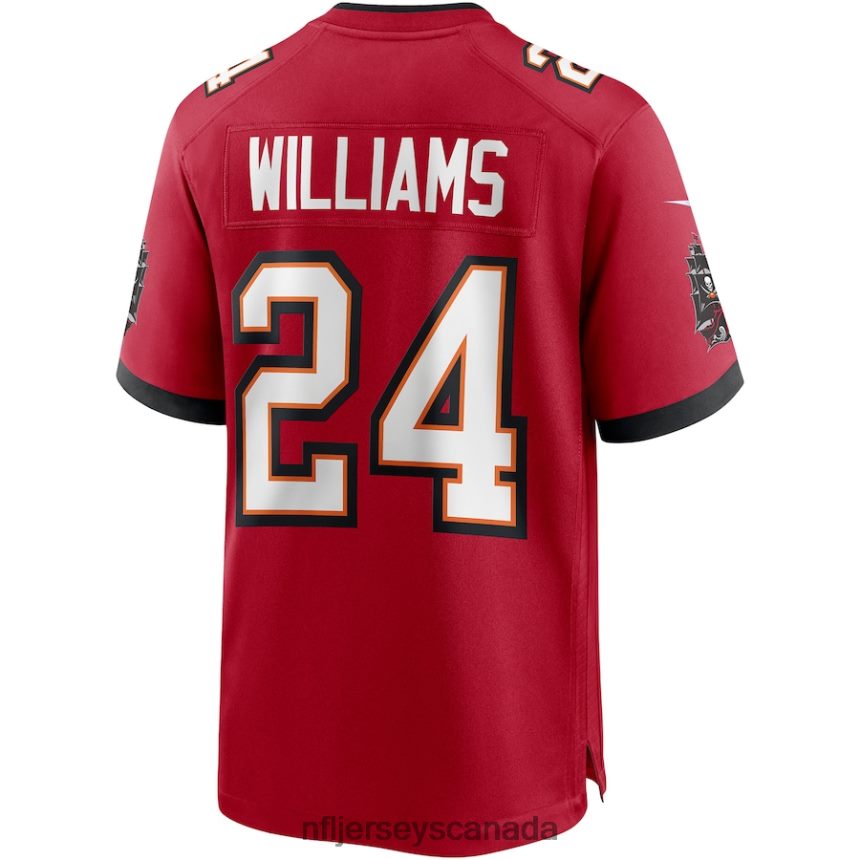 Men Tampa Bay Buccaneers Cadillac Williams Nike Red Game Retired Player Jersey Clothing NFL TBXFR64162
