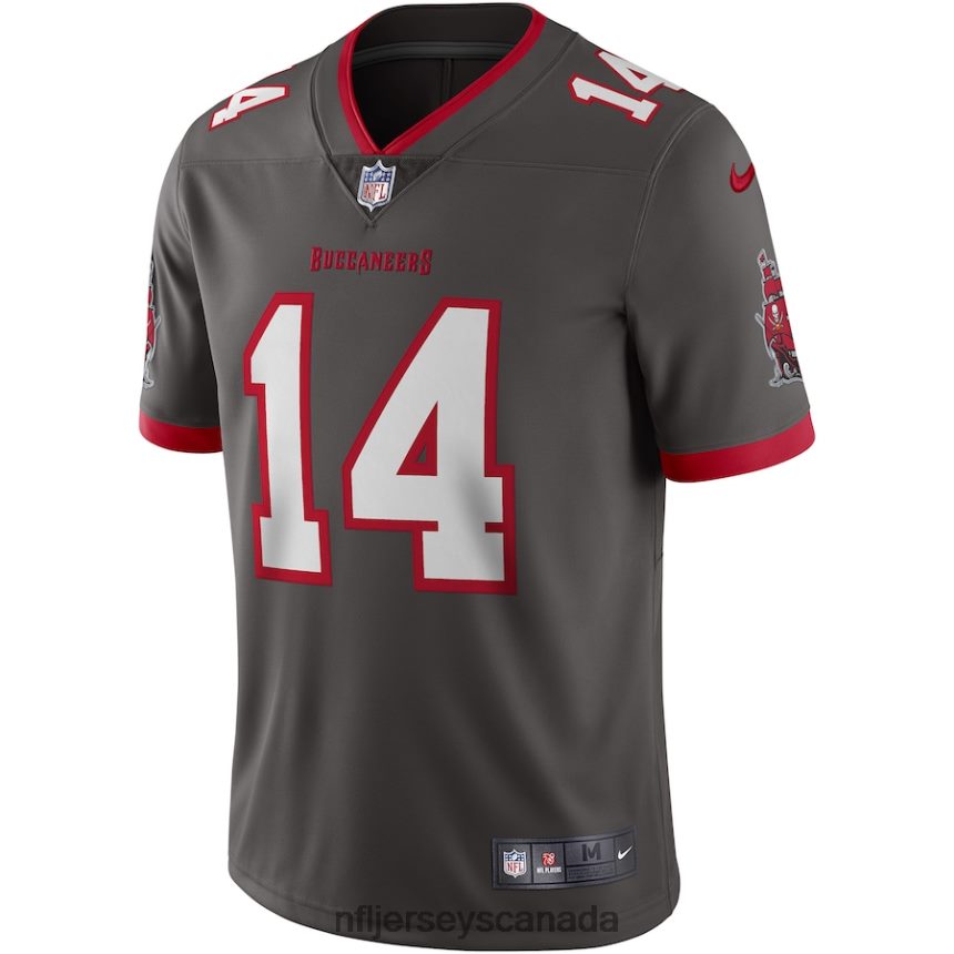 Men Tampa Bay Buccaneers Chris Godwin Nike Pewter Alternate Vapor Limited Jersey Clothing NFL TBXFR62914