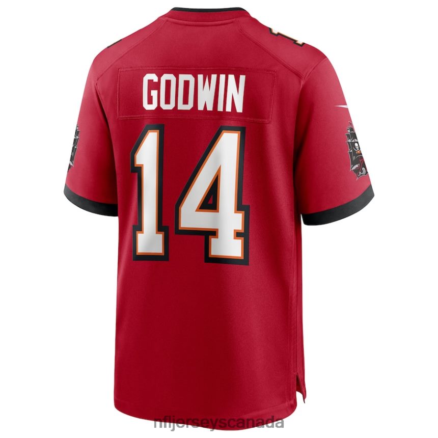 Men Tampa Bay Buccaneers Chris Godwin Nike Red Game Jersey Clothing NFL TBXFR61556