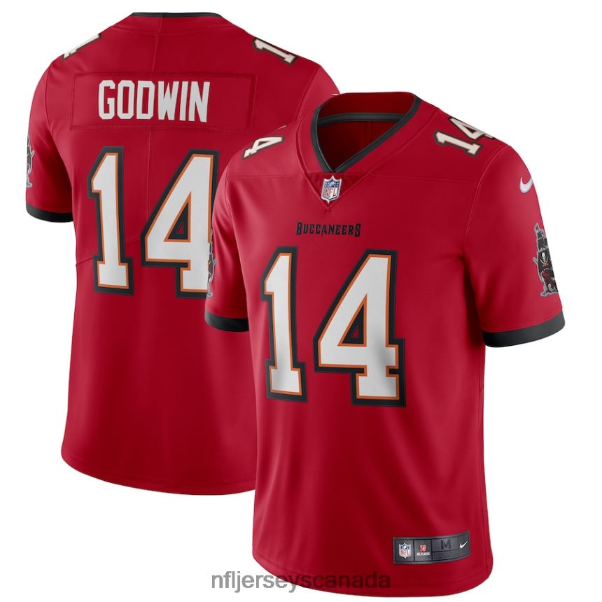 Men Tampa Bay Buccaneers Chris Godwin Nike Red Vapor Limited Jersey Clothing NFL TBXFR6884