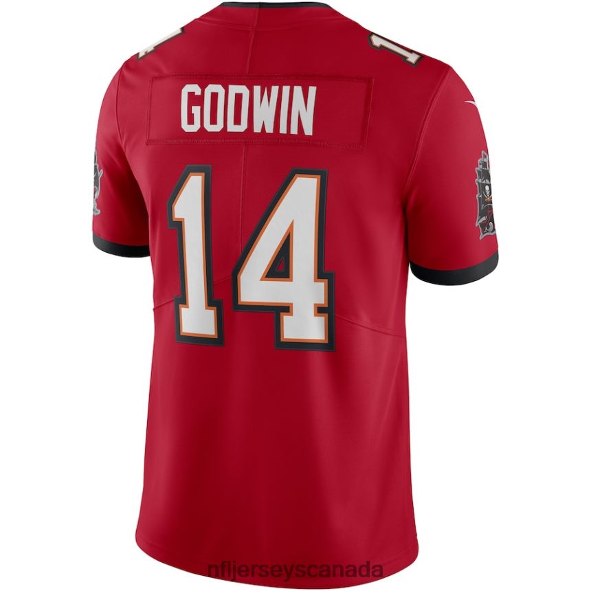 Men Tampa Bay Buccaneers Chris Godwin Nike Red Vapor Limited Jersey Clothing NFL TBXFR6884