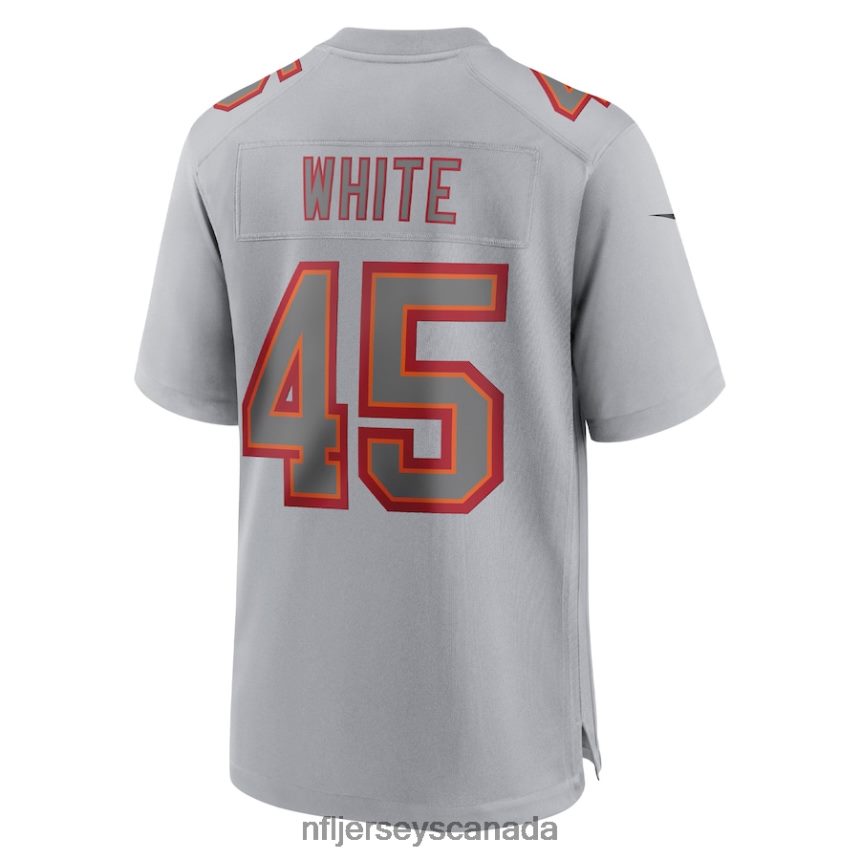 Men Tampa Bay Buccaneers Devin White Nike Gray Atmosphere Fashion Game Jersey Clothing NFL TBXFR61613