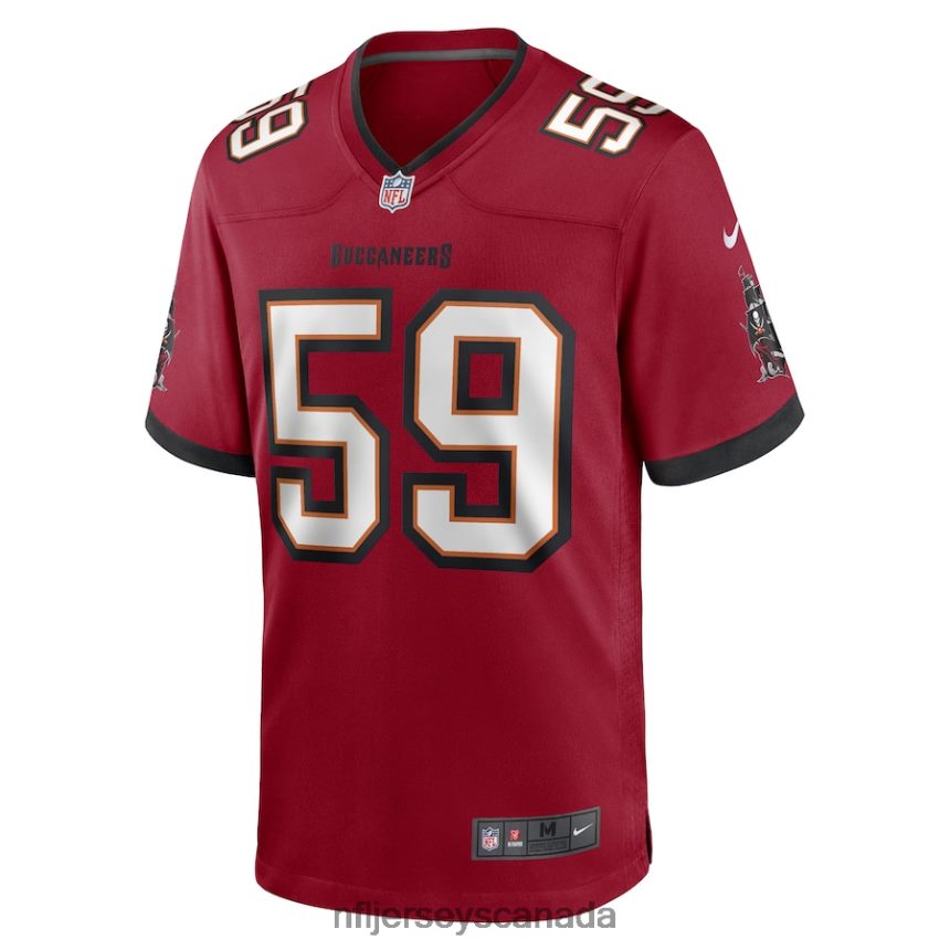 Men Tampa Bay Buccaneers Genard Avery Nike Red Game Player Jersey Clothing NFL TBXFR64521