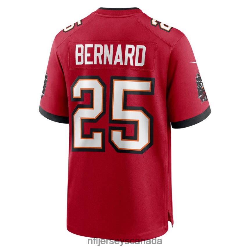 Men Tampa Bay Buccaneers Giovani Bernard Nike Red Game Jersey Clothing NFL TBXFR64140