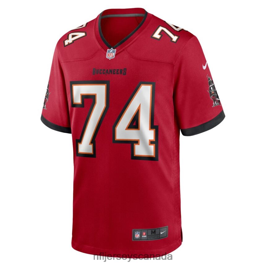 Men Tampa Bay Buccaneers Grant Hermanns Nike Red Home Game Player Jersey Clothing NFL TBXFR66429