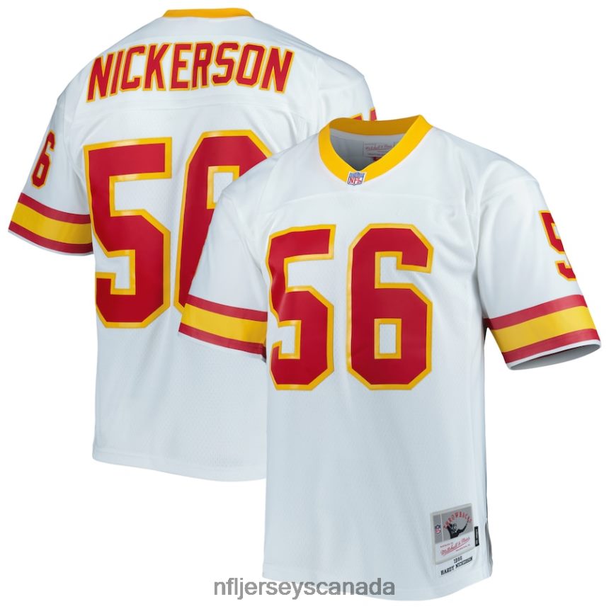 Men Tampa Bay Buccaneers Hardy Nickerson Mitchell  Ness White 1996 Legacy Replica Jersey Clothing NFL TBXFR64085