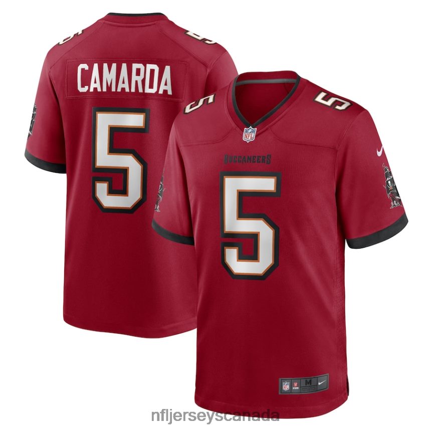 Men Tampa Bay Buccaneers Jake Camarda Nike Red Game Player Jersey Clothing NFL TBXFR64142