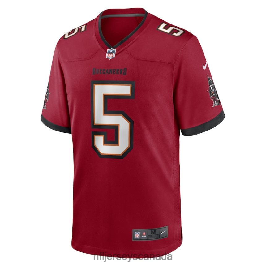 Men Tampa Bay Buccaneers Jake Camarda Nike Red Game Player Jersey Clothing NFL TBXFR64142