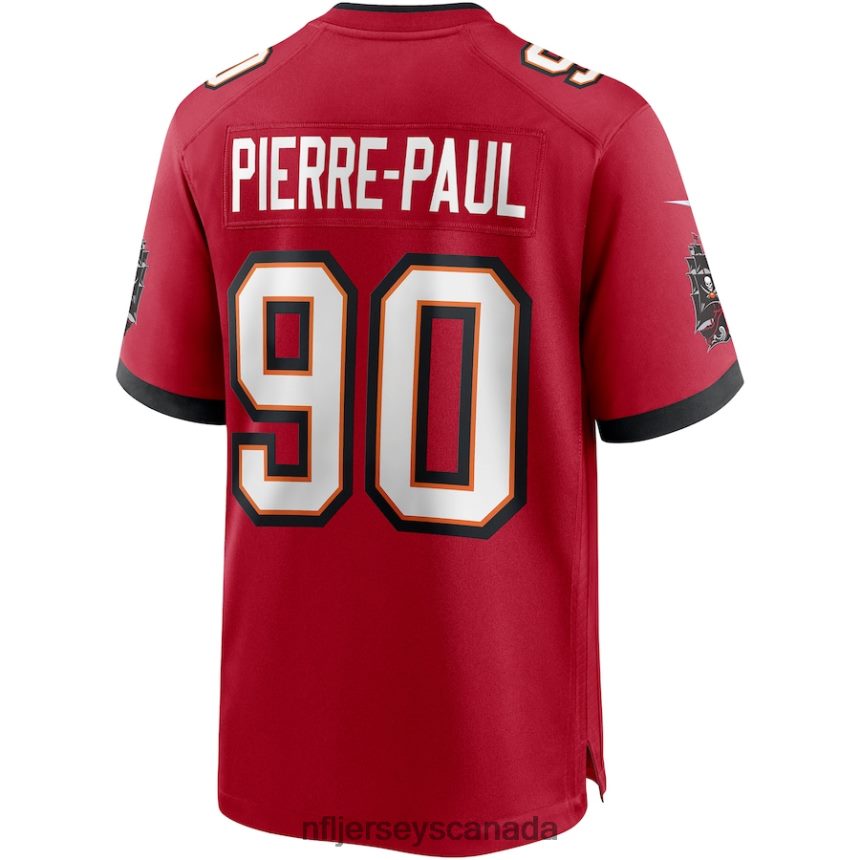 Men Tampa Bay Buccaneers Jason Pierre-Paul Nike Red Game Player Jersey Clothing NFL TBXFR62638