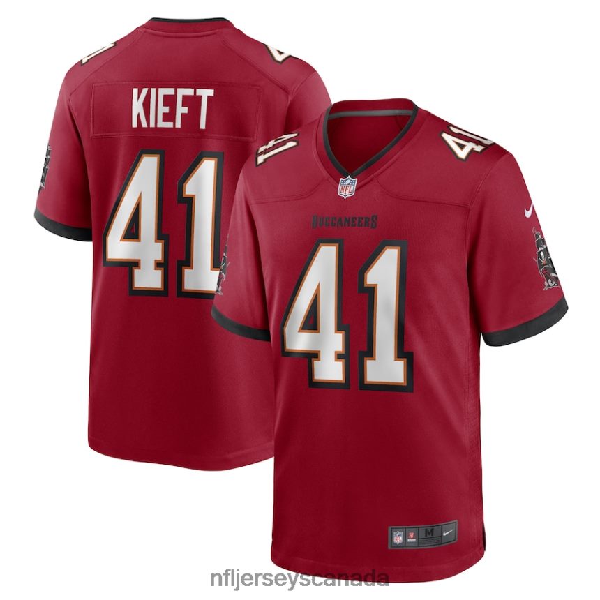 Men Tampa Bay Buccaneers Ko Kieft Nike Red Game Player Jersey Clothing NFL TBXFR64500