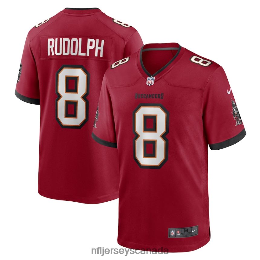 Men Tampa Bay Buccaneers Kyle Rudolph Nike Red Game Player Jersey Clothing NFL TBXFR64724