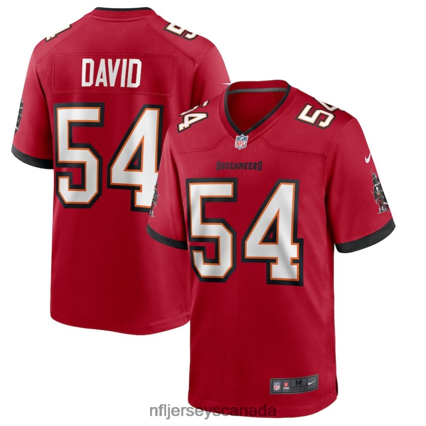 Men Tampa Bay Buccaneers Lavonte David Nike Red Game Jersey Clothing NFL TBXFR61056
