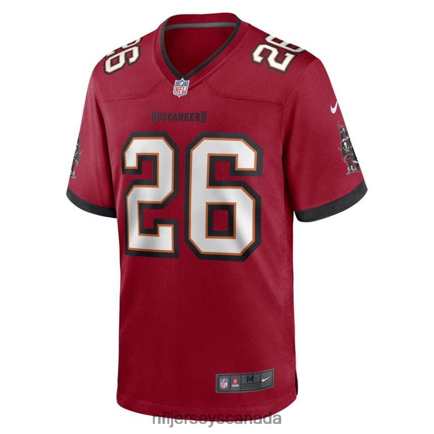 Men Tampa Bay Buccaneers Logan Ryan Nike Red Game Player Jersey Clothing NFL TBXFR66214
