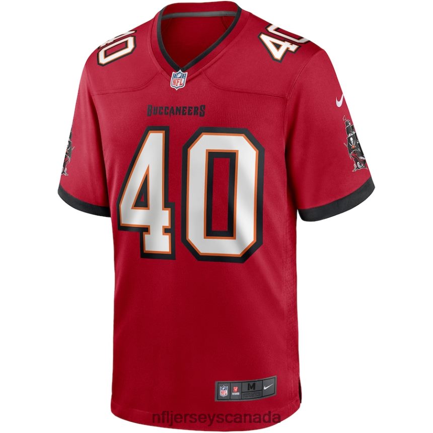 Men Tampa Bay Buccaneers Mike Alstott Nike Red Retired Player Game Jersey Clothing NFL TBXFR6561