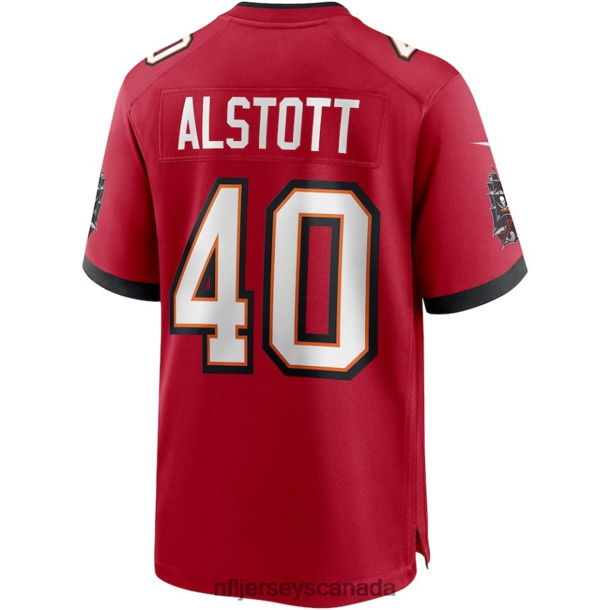 Men Tampa Bay Buccaneers Mike Alstott Nike Red Retired Player Game Jersey Clothing NFL TBXFR6561