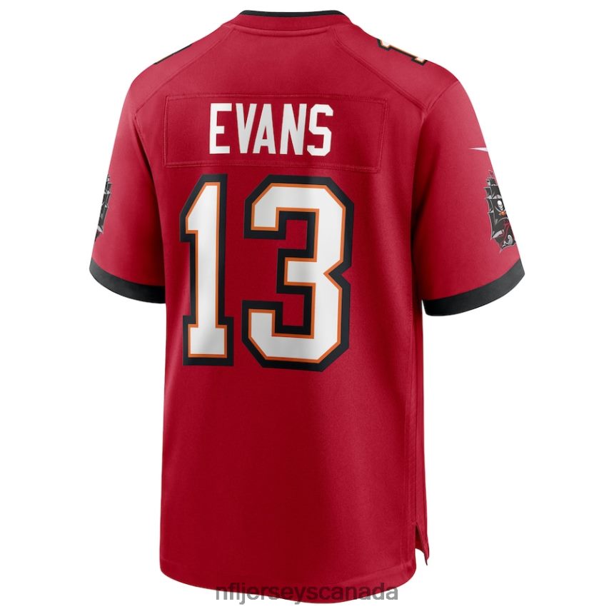 Men Tampa Bay Buccaneers Mike Evans Nike Red Game Jersey Clothing NFL TBXFR6248