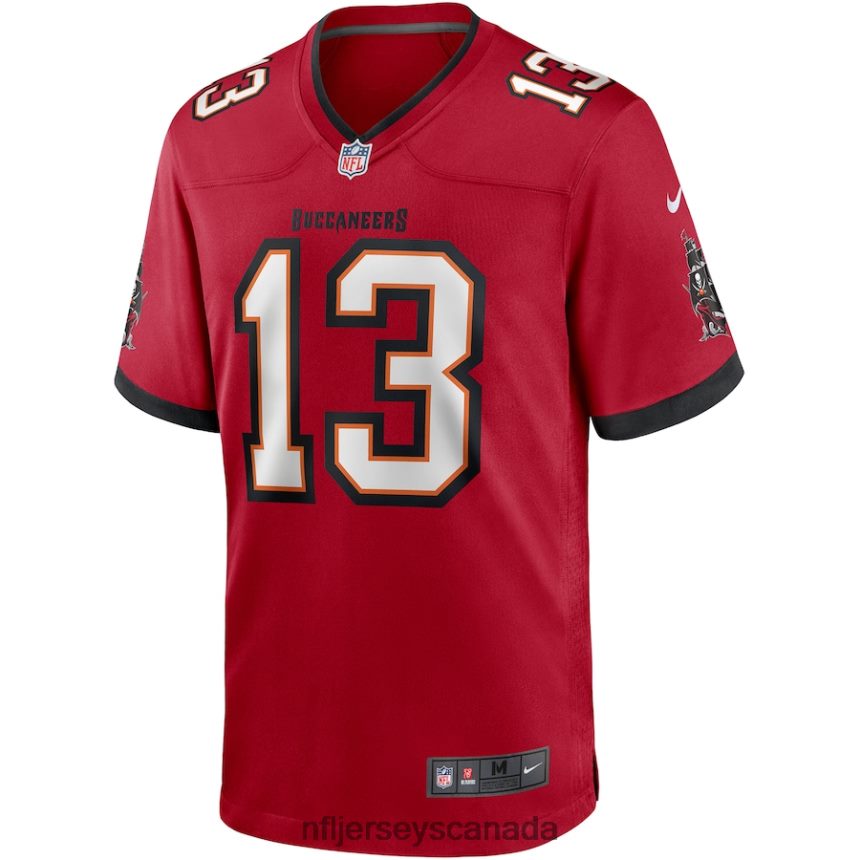 Men Tampa Bay Buccaneers Mike Evans Nike Red Player Game Jersey Clothing NFL TBXFR62637