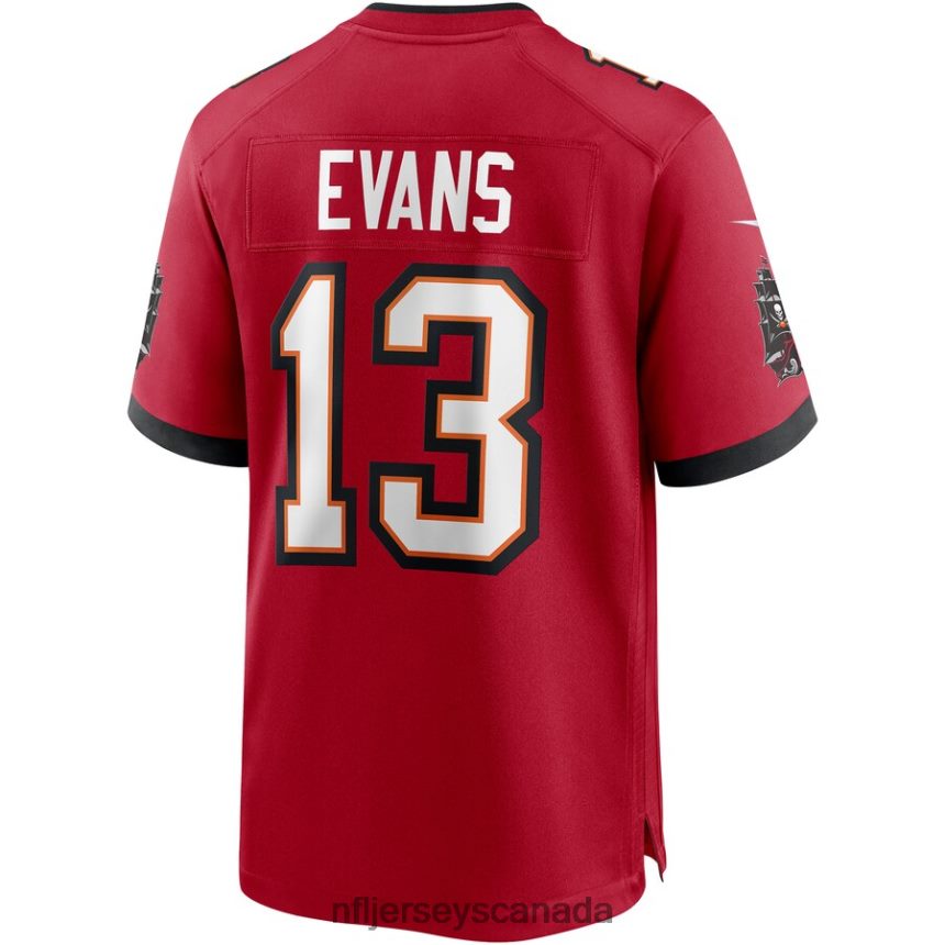 Men Tampa Bay Buccaneers Mike Evans Nike Red Player Game Jersey Clothing NFL TBXFR62637