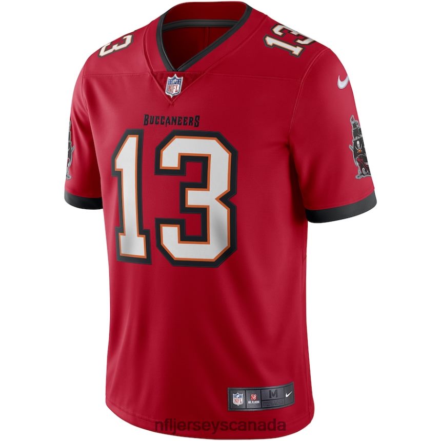 Men Tampa Bay Buccaneers Mike Evans Nike Red Vapor Limited Jersey Clothing NFL TBXFR63903