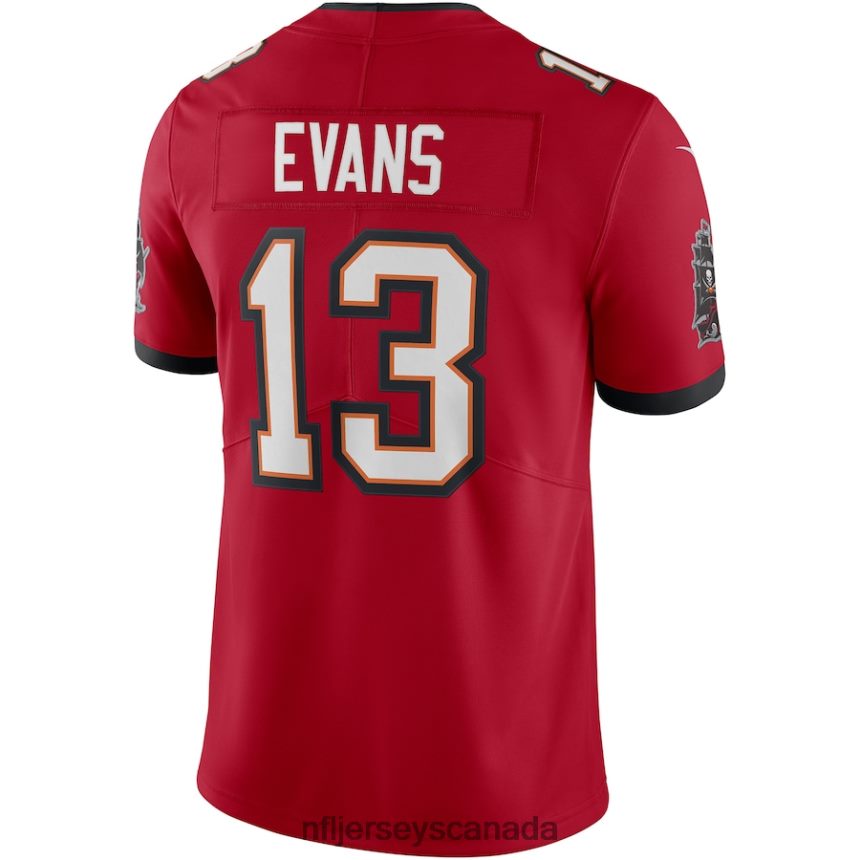 Men Tampa Bay Buccaneers Mike Evans Nike Red Vapor Limited Jersey Clothing NFL TBXFR63903