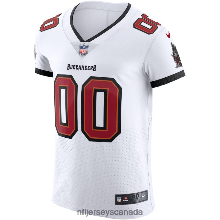 Men Tampa Bay Buccaneers Nike White Vapor Elite Custom Jersey Clothing NFL TBXFR64831