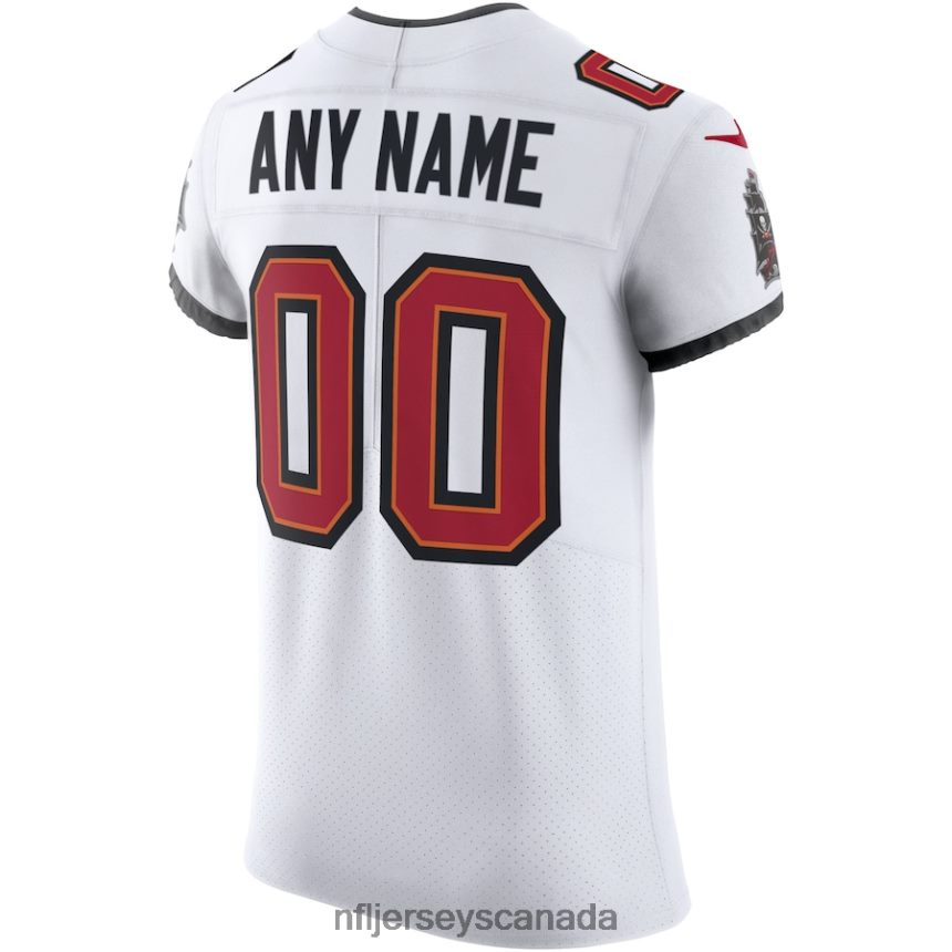 Men Tampa Bay Buccaneers Nike White Vapor Elite Custom Jersey Clothing NFL TBXFR64831