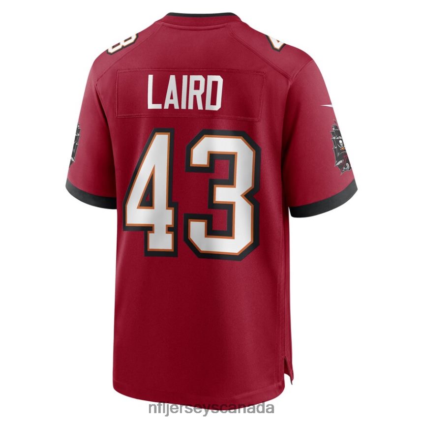Men Tampa Bay Buccaneers Patrick Laird Nike Red Game Player Jersey Clothing NFL TBXFR65664