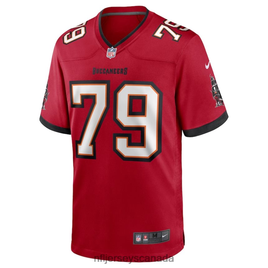 Men Tampa Bay Buccaneers Patrick O\Connor Nike Red Game Jersey Clothing NFL TBXFR66626